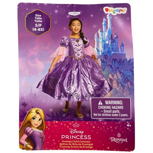 Disguise Girl's Disney Premium Princess Costume Gown, Rapunzel - Rapunzel - Picture 1 of 2